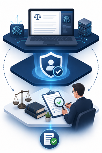 AI Audit Layer: independent human verification between AI legal drafting and the reviewing attorney